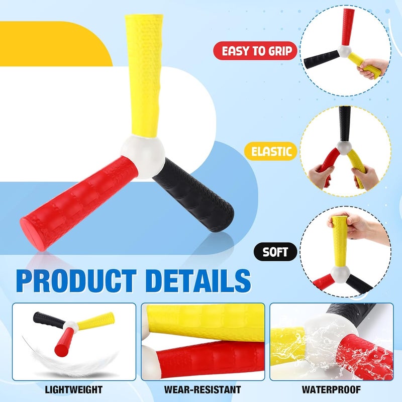 Arrowbash 3 Pack Hand Eye Coordination Trainer Reaction Catch Trainer Hand Speed Reflex Challenge EVA Foam Reaction Ball Set for Football Basketball Baseball Team Sports, Reflex Agility Training - Image 3